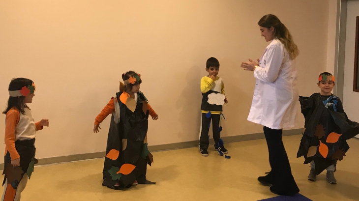 Kemerburgaz Okyanus Koleji Gökkuşağı Grubu Bütünleştirilmiş Drama Ve Fen Ve Matematik Dersinde