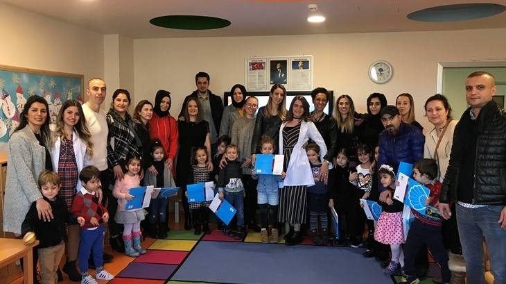 Kemerburgaz Okyanus Koleji Yunuslar Grubu Öğrencileri Karne Gününde