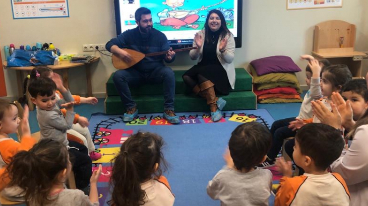 Mavişehir Okyanus Koleji Kuşlar Grubu Öğrencileri Aile Katılımı Etkinliğinde