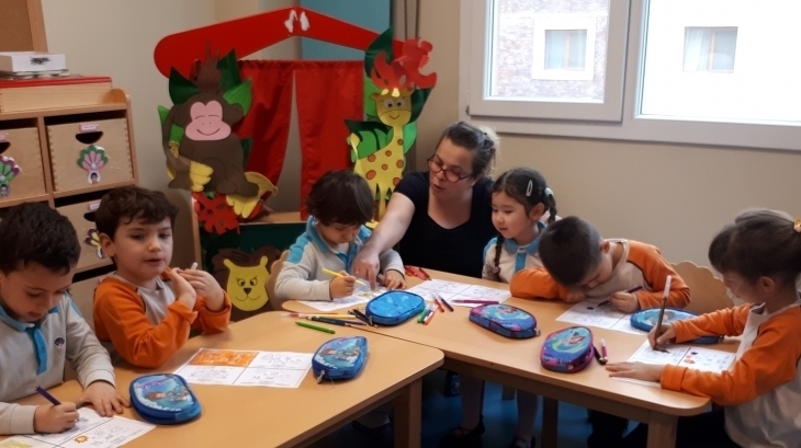 Mavişehir Okyanus Koleji Okul Öncesi İnciler Grubu Aile Katılım Etkinliğinde