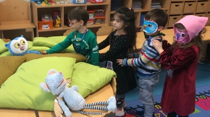 Mavişehir Okyanus Koleji Okul Öncesi İnciler Grubu İngilizce Dersinde