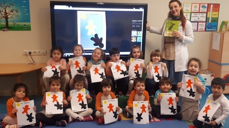 Mavişehir Okyanus Koleji Okul Öncesi İnciler Grubu İngilizce Dersinde