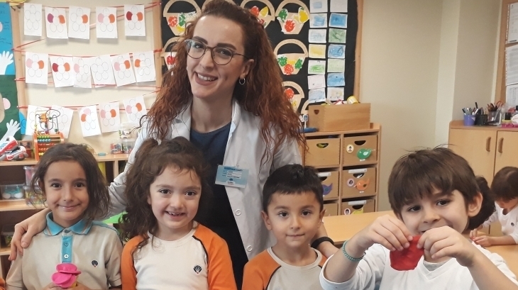 Mavişehir Okyanus Koleji Okul Öncesi Kuşlar Grubu İngilizce Dersinde