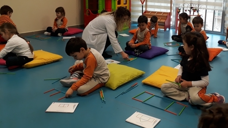 Mavişehir Okyanus Koleji Okul Öncesi Kuşlar Grubu Düşünce Becerileri Dersinde
