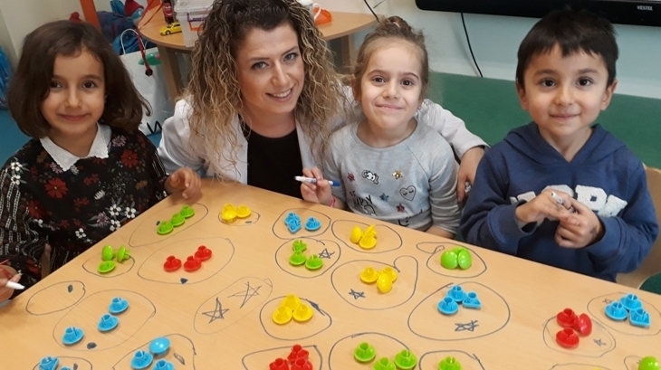 Mavişehir Okyanus Koleji Okul Öncesi Kuşlar Grubu Matematik Etkinliğinde