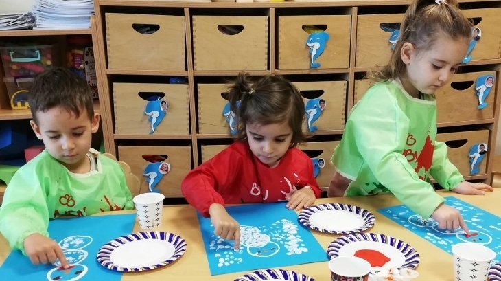 Mavişehir Okyanus Koleji Okul Öncesi Yunuslar Grubu Sanat Etkinliğinde