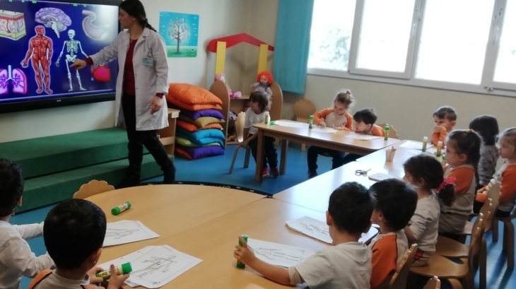 Mavişehir Okyanus Koleji Okul Öncesi Yunuslar Grubu Fastrackids Dersinde