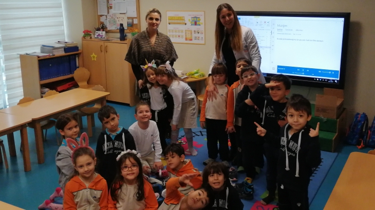 Mavişehir Okyanus Koleji Yıldızlar Grubu Aile Katılımı etkinliğinde