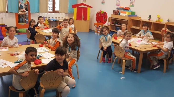 Mimarsinan Okyanus Koleji Okul Öncesi Gökkuşağı Grubu Proje Dersinde