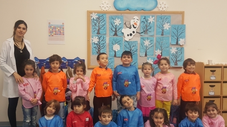 Mimarsinan Okyanus Koleji Okul Öncesi Gökkuşağı Grubu Sanat Etkinliğinde