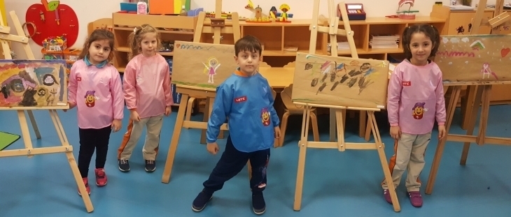 Mimarsinan Okyanus Koleji Okul Öncesi Gökkuşağı Grubu Proje Dersinde