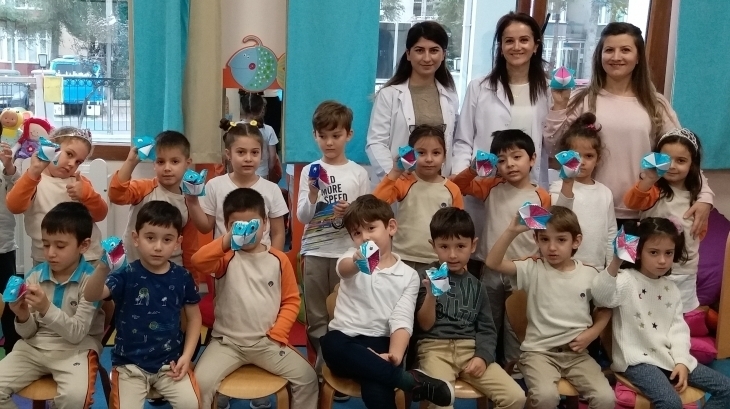 Mimarsinan Okyanus Koleji Okul Öncesi Gökkuşağı Grubu Aile Katılımı Etkinliğinde