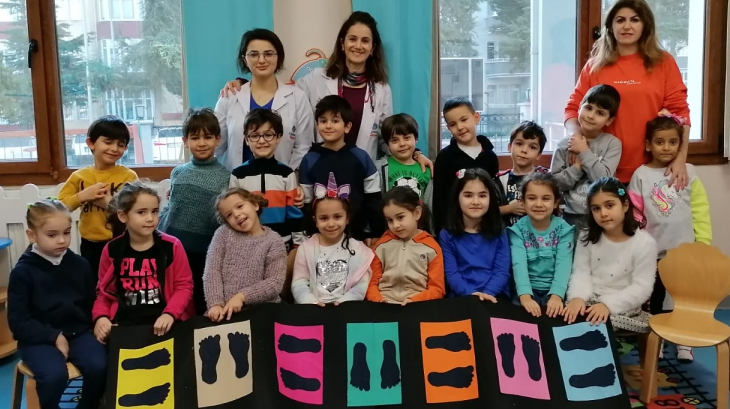 Mimarsinan Okyanus Koleji Okul Öncesi Gökkuşağı Grubu Aile Katılım Etkinliğinde