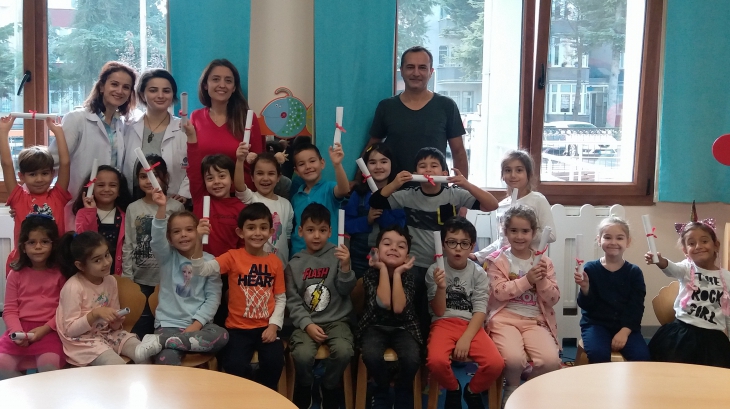 Mimarsinan Okyanus Koleji Okul Öncesi Gökkuşağı Grubu Aile Katılımı Etkinliğinde