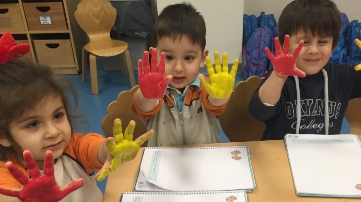 Mimarsinan Okyanus Koleji Okul Öncesi Kuşlar Grubu Okuma Yazma Etkinliğinde