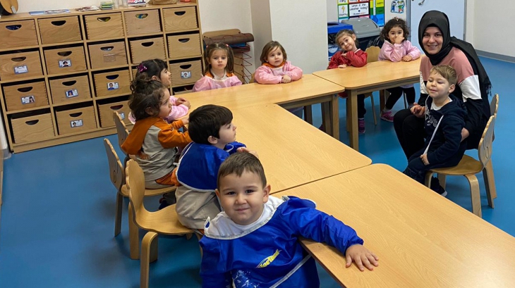 Mimarsinan Okyanus Koleji Okul Öncesi Kuşlar Grubu Aile Katılımı Etkinliğinde