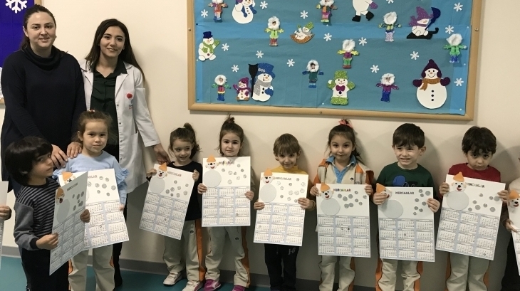 Mimarsinan Okyanus Koleji Okul Öncesi Mercanlar Grubu Aile katılımı Etkinliğinde