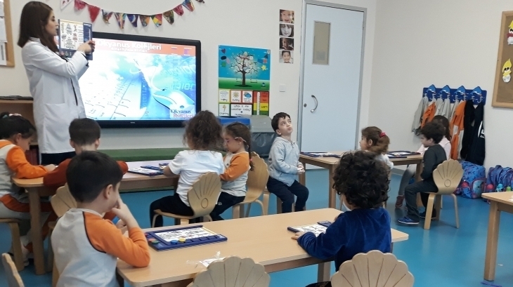 Mimarsinan Okyanus Koleji Okul Öncesi Mercanlar Grubu Düşünce Becerileri Etkinliğinde