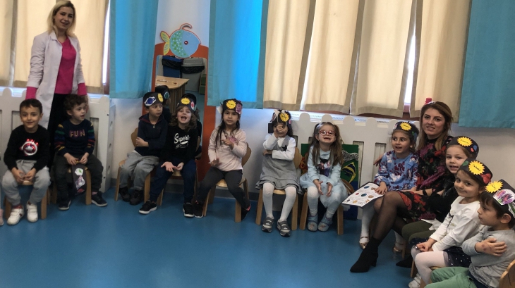 Mimarsinan Okyanus Koleji Okul Öncesi Mercanlar Grubu Aile Katılımı Etkinliğinde