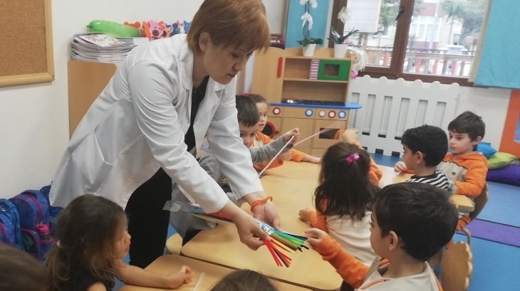 Mimarsinan Okyanus Koleji Okul Öncesi Yıldızlar Grubu Bilingual Etkinliğinde