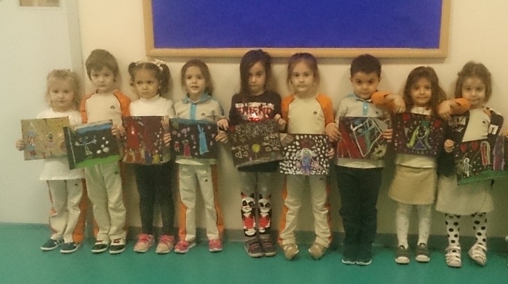 Mimarsinan Okyanus Koleji Okul Öncesi Yunuslar Grubu Sanat Etkinliğinde