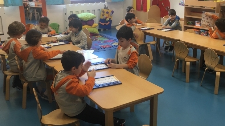 Mimarsinan Okyanus Koleji Okul Öncesi Yunuslar Grubu Düşünce Becerileri Etkinliğinde