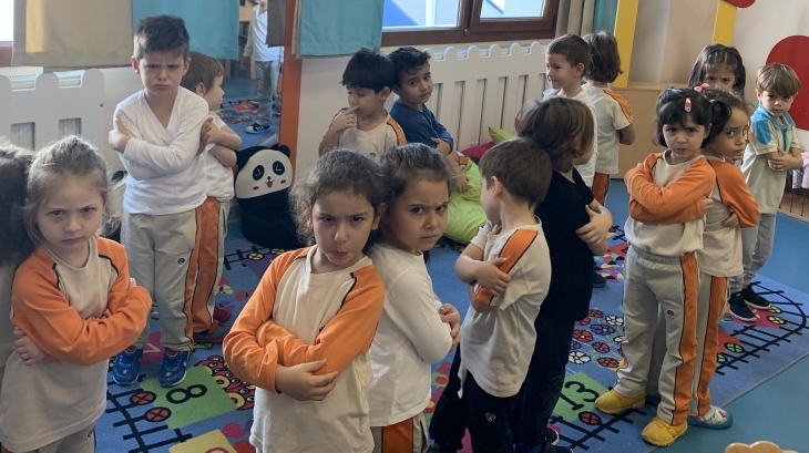 Mimarsinan Okyanus Koleji Okul Öncesi Yunuslar Grubu Sanat Etkinliğinde