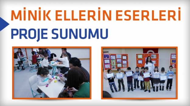 Minik Eller, Eserlerini Sergiledi