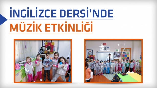 Müzik Aletlerinin İngilizce'sini Öğreten Etkinlik