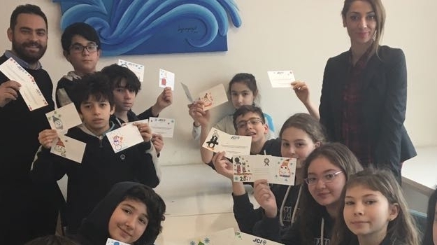 İncek Okyanus Öğrencilerinden Türkiye'nin Genç Girişimci ve Liderlerine Yeni Yıl Kartları