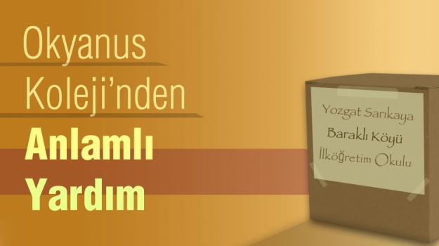 Okul Aile Birliği'nden Yardım