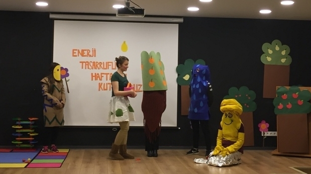 Okul Öncesi Öğrencilerimiz Enerji Tasarrufu Drama Etkinliğinde