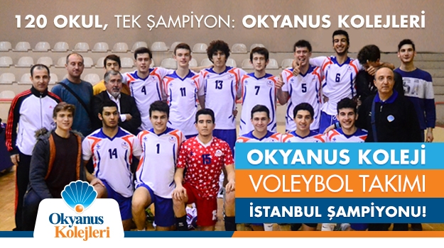 Okyanus Koleji Voleybol Takımı İstanbul Şampiyonu!