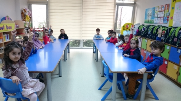 Okyanus Kolejleri Beylikdüzü Okulöncesi Yıldızlar Grubu Türkçe Dil Etkinliği Dersinde