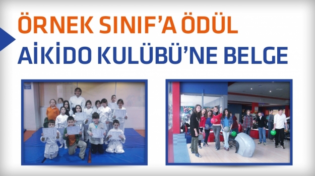 Örnek Sınıf 'a Ödül, Aikido Kulubü'ne Başarı Belgesi