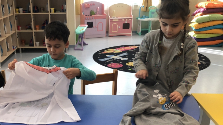 Sancaktepe Okyanus Koleji İnciler Grubu Öğrencileri Play Time Dersinde