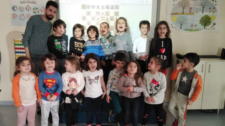 Sancaktepe Okyanus Koleji İnciler Grubu Öğrencileri Satranç Etkinliğinde