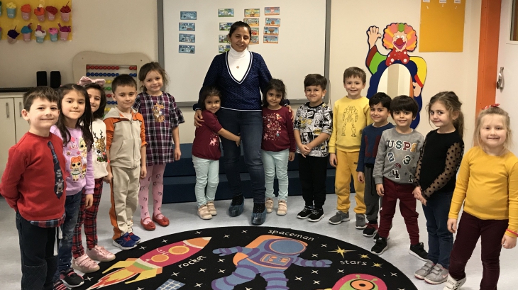 Sancaktepe Okyanus Koleji Okul Öncesi Gökkuşağı Grubu Öğrencileri Aile Katılımı Etkinliğinde