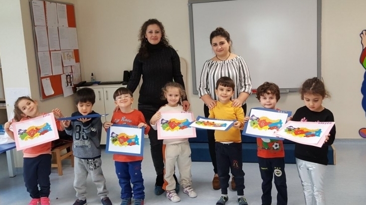 Sancaktepe Okyanus Koleji Okul Öncesi Balıklar Grubu Öğrencileri Aile Katılımı Etkinliğinde