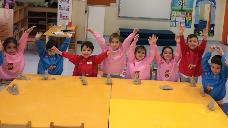 Sancaktepe Okyanus Koleji Okul Öncesi Gezegenler Grubu Öğrencileri Bütünleştirilmiş Grup Etkinliğinde