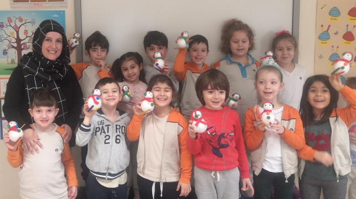 Sancaktepe Okyanus Koleji Okul Öncesi Gezegenler Grubu Öğrencileri Aile Katılımı Etkinliğinde