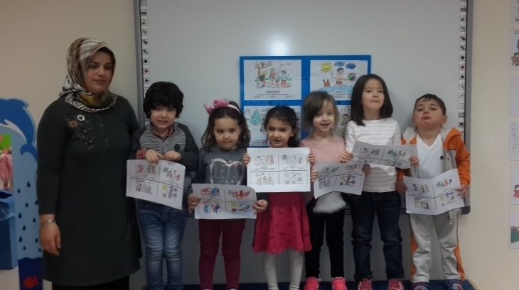 Sancaktepe Okyanus Koleji Okul Öncesi İnciler Grubu Öğrencileri Aile Katılımı Etkinliğinde