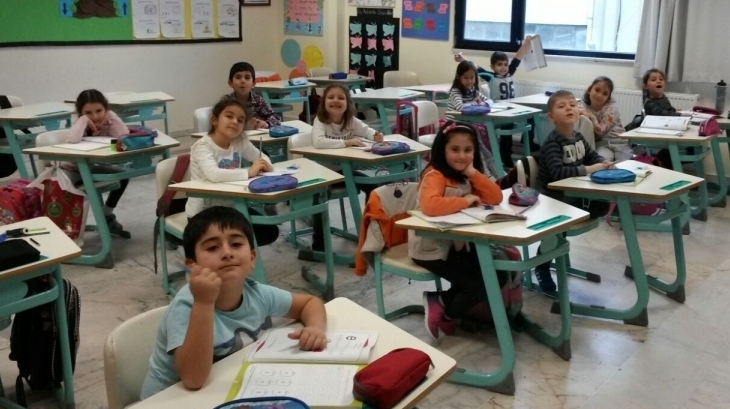 Sancaktepe Okyanus Koleji Okul Öncesi Yıldızlar Grubu Öğrencileri İlkokul Okuma Yazmaya Hazırlık Etkinliğinde