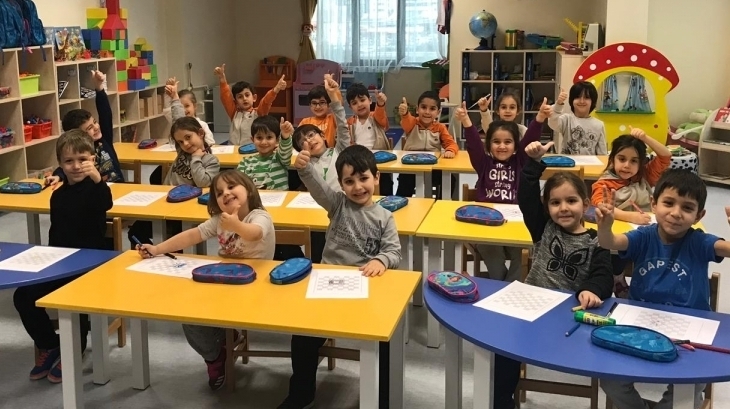 Sancaktepe Okyanus Koleji Okul Öncesi Yıldızlar Grubu Öğrencileri Satranç Etkinliğinde