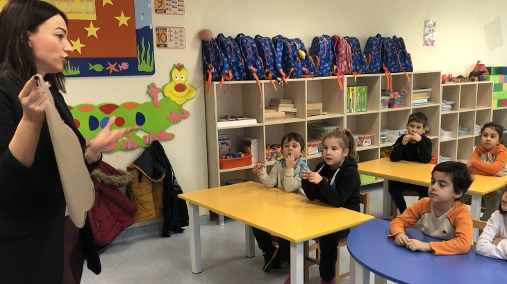 Sancaktepe Okyanus Koleji Okul Öncesi Yıldızlar Grubu Öğrencileri Aile Katılımı Etkinliğinde