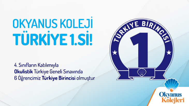 Türkiye Geneli Okulistik Sınavında Okyanus Koleji Türkiye Birincisi