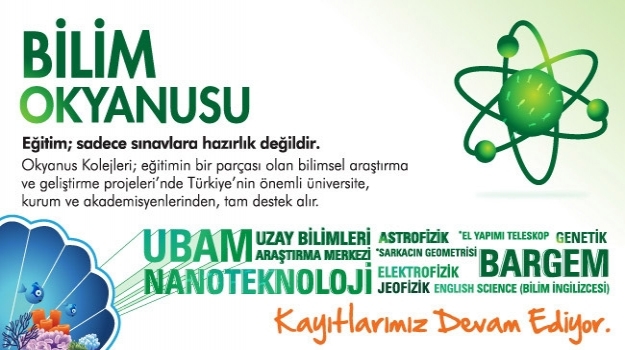 Ubam, Uzay Bilimleri, Astrofizik, Nanoteknoloji, Bargem, Jeofizik