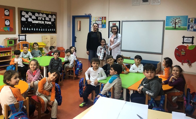 Güneşli Okyanus Koleji Okul Öncesi Yıldızlar Grubu Aile Katılım Etkinliğinde;