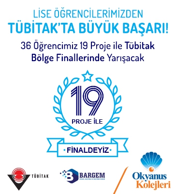 19 Proje İle TÜBİTAK Bölge Finallerindeyiz