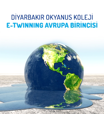 e-Twinning "Avrupa Birincisi” Diyarbakır Okyanus Koleji
